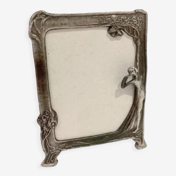 Art Nouveau brass frame