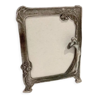 Art Nouveau brass frame