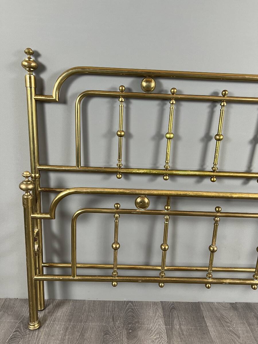 Brass bed, 20th century