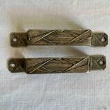 Set of 4 Art Deco handles