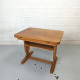 Small side table children's desk with flap