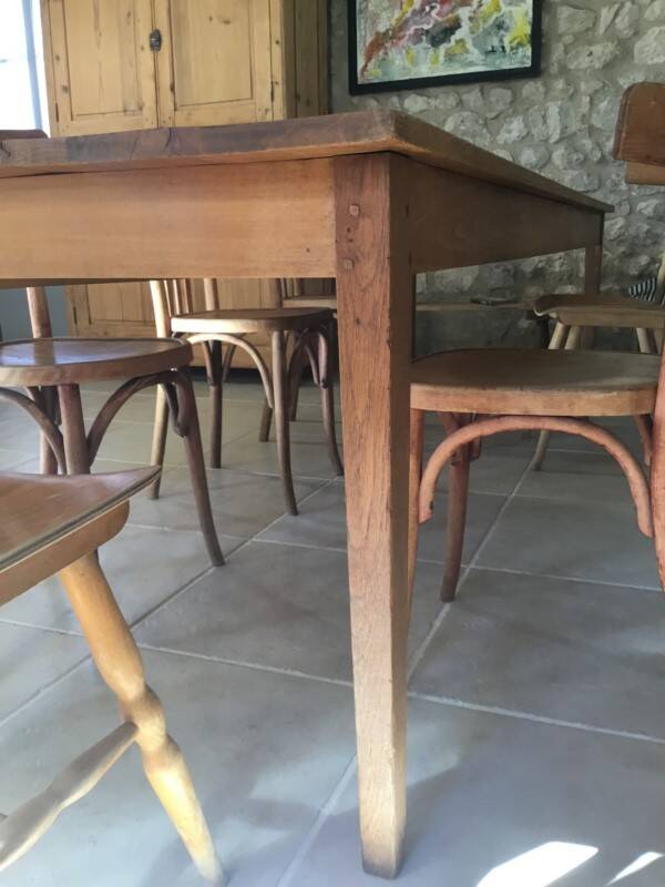 Farm table - 2m40 - 2 drawers