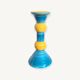 Portugal ceramic diabolo candle holder
