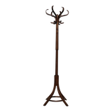 Baumann parrot coat rack, simple, dark beech