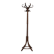 Baumann parrot coat rack, simple, dark beech