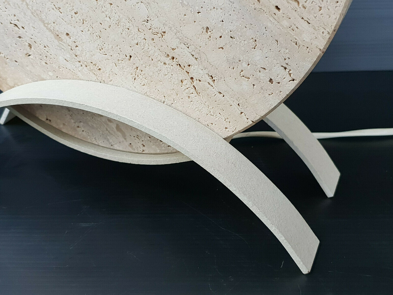 Vintage travertine lamp 1970