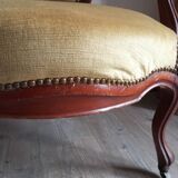 Louis XV armchair in mahogany