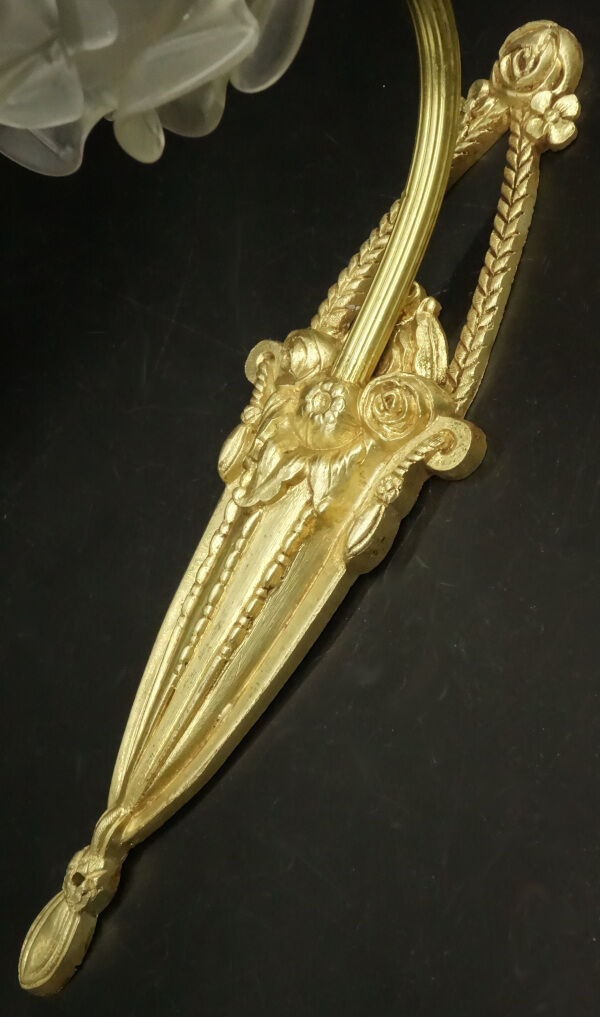 Pair of wall lamps period Art Deco style