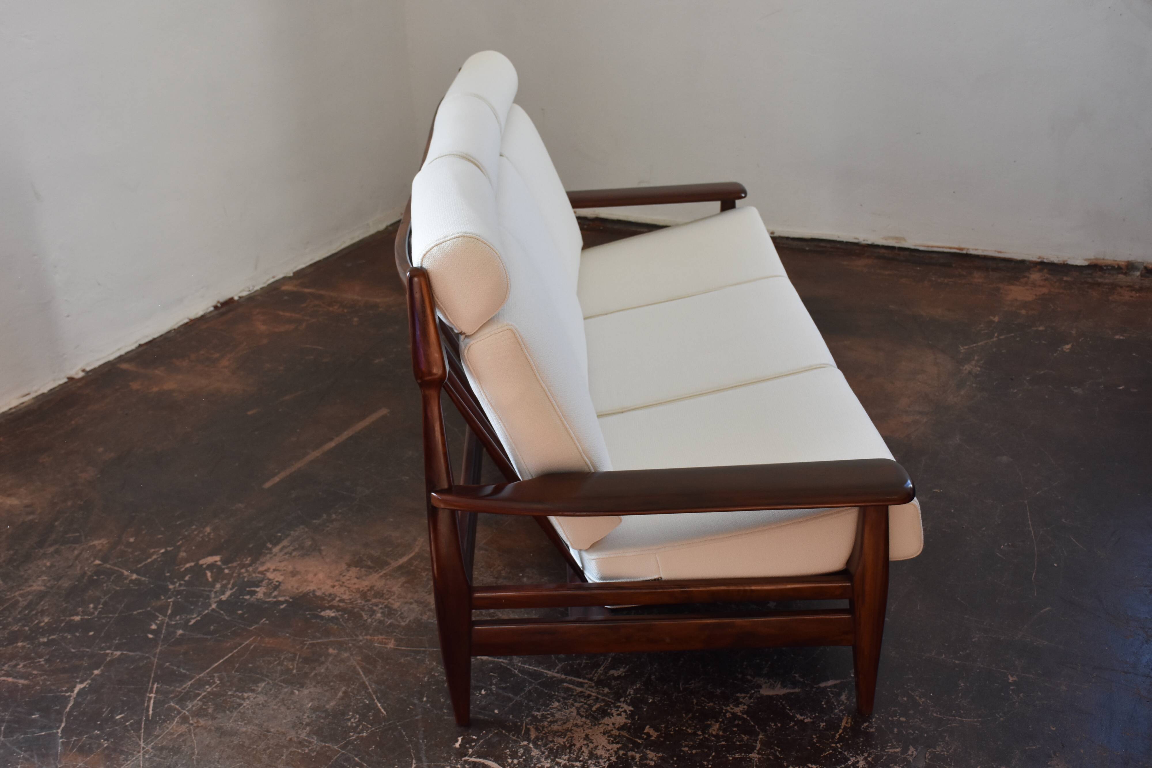 Rare Mid-Century sofa with high back, 1960s