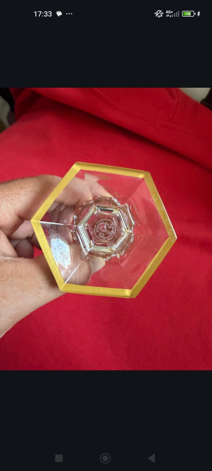 Baccarat crystal champagne flute