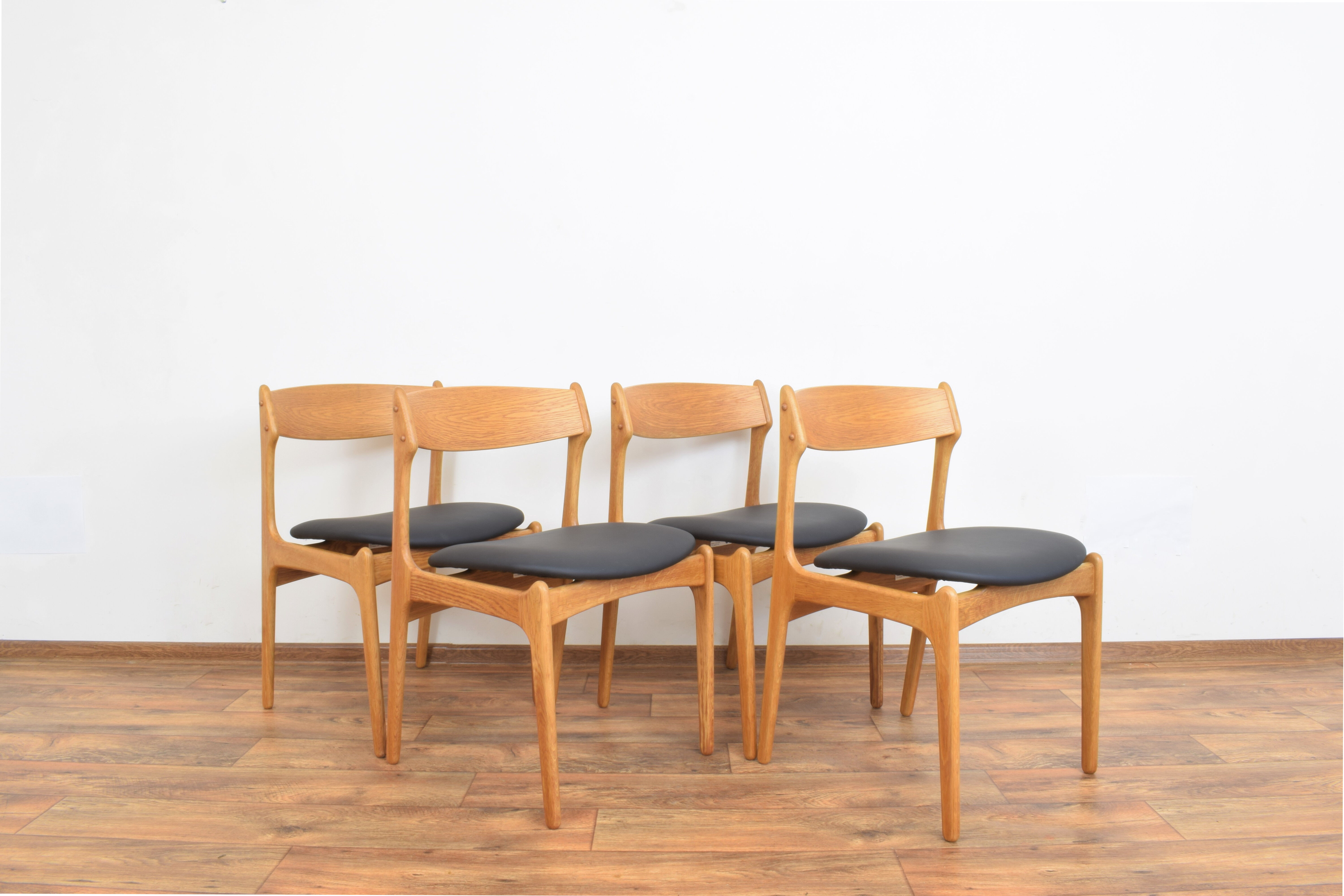 Model 49 dining chairs by Erik Buch for O.D. Møbler, 1960