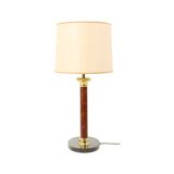 Vintage Lusterie Deknudt Table Lamp Hollywood Regency Style