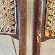 Pair of folding wooden chairs and canning