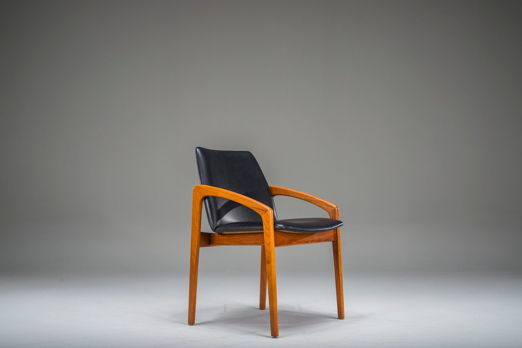 Mid-century Model 23 dining chair by Henning Kjærnulf for Korup Stolefabrik, 1960s