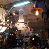 Large hot air balloon chandelier