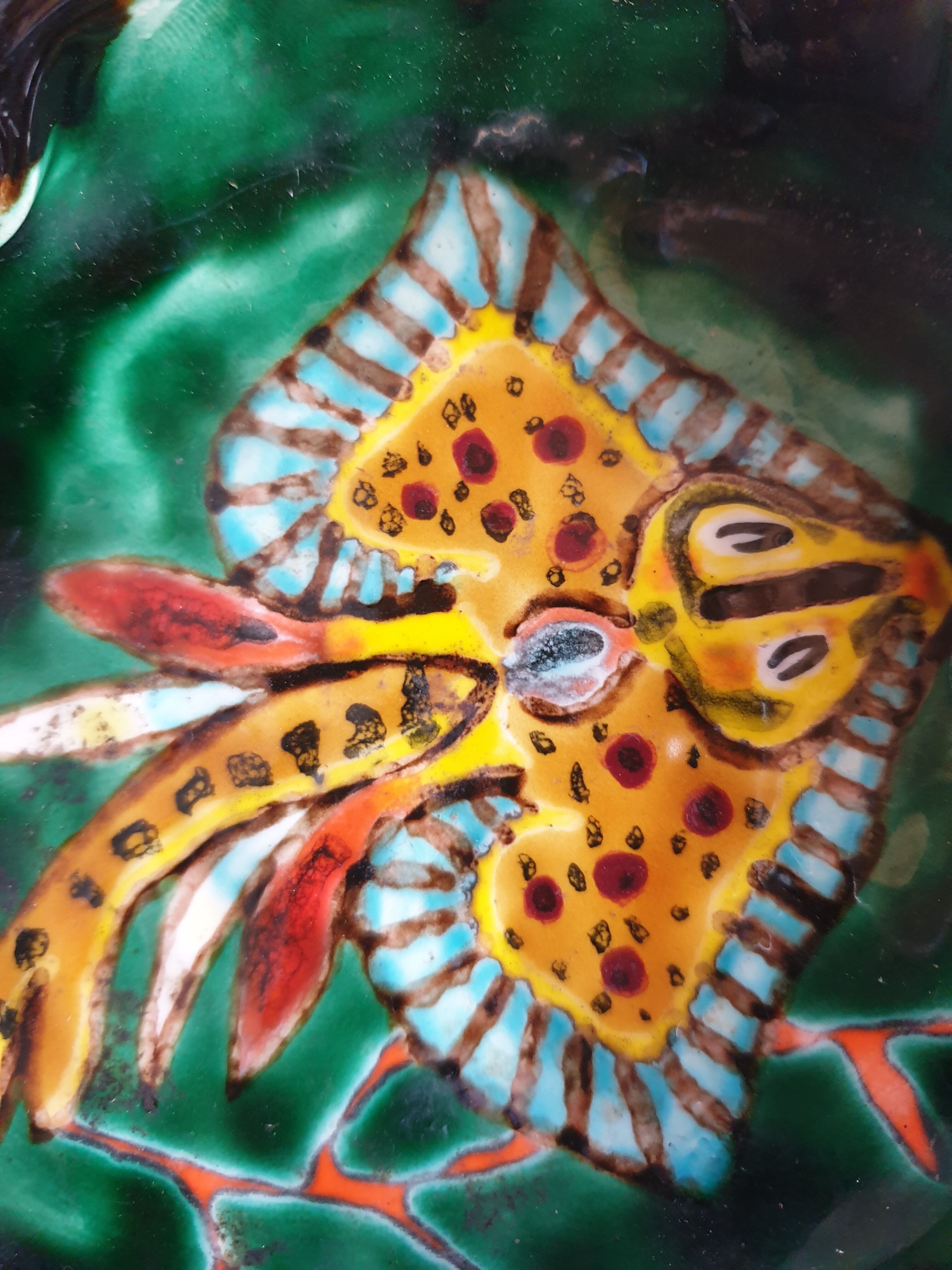 Vintage ashtray raie