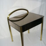 Mirror bedside table from the 70s