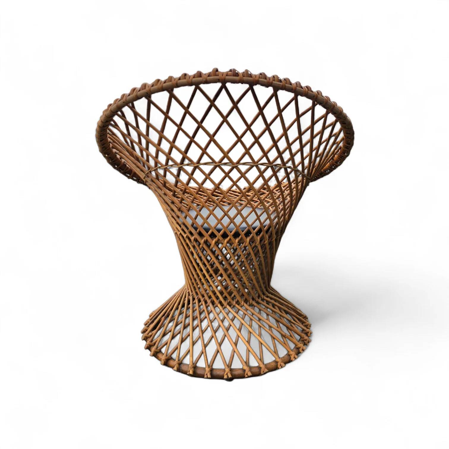 Fauteuil en rotin circulaire Rohé Noordwolde