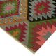 Turkish Handmade Vintage Anatolian Kilim 107 cm x 264 cm