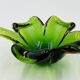 Biomorphic glass bowl from Murano attributed to Flavio Poli.