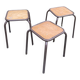 Three workshop stools