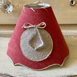 Lampshade linen canvas grapevine