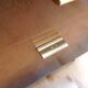 Pair of bedside tables with compass legs / vintage 50s-60s