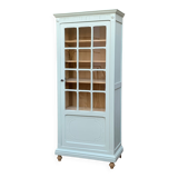Antique celadon glass Parisian wardrobe H162