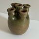 Vase with five necks in glazed stoneware