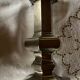 Lampe à poser inox brossé vintage