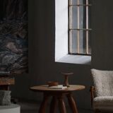 Mid-20th century Danish coffee table / side table in oak, Otto Færge, 1940s.