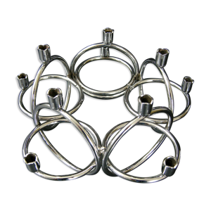 bougeoir space age chrome