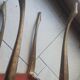 Set of 3 vintage wooden nesting tables
