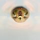 Space Age 'Wave'/'Futura' Glass Ceiling Light by Koch & Lowy for P&P, 1970s