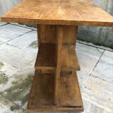 Modernist walnut veneer library