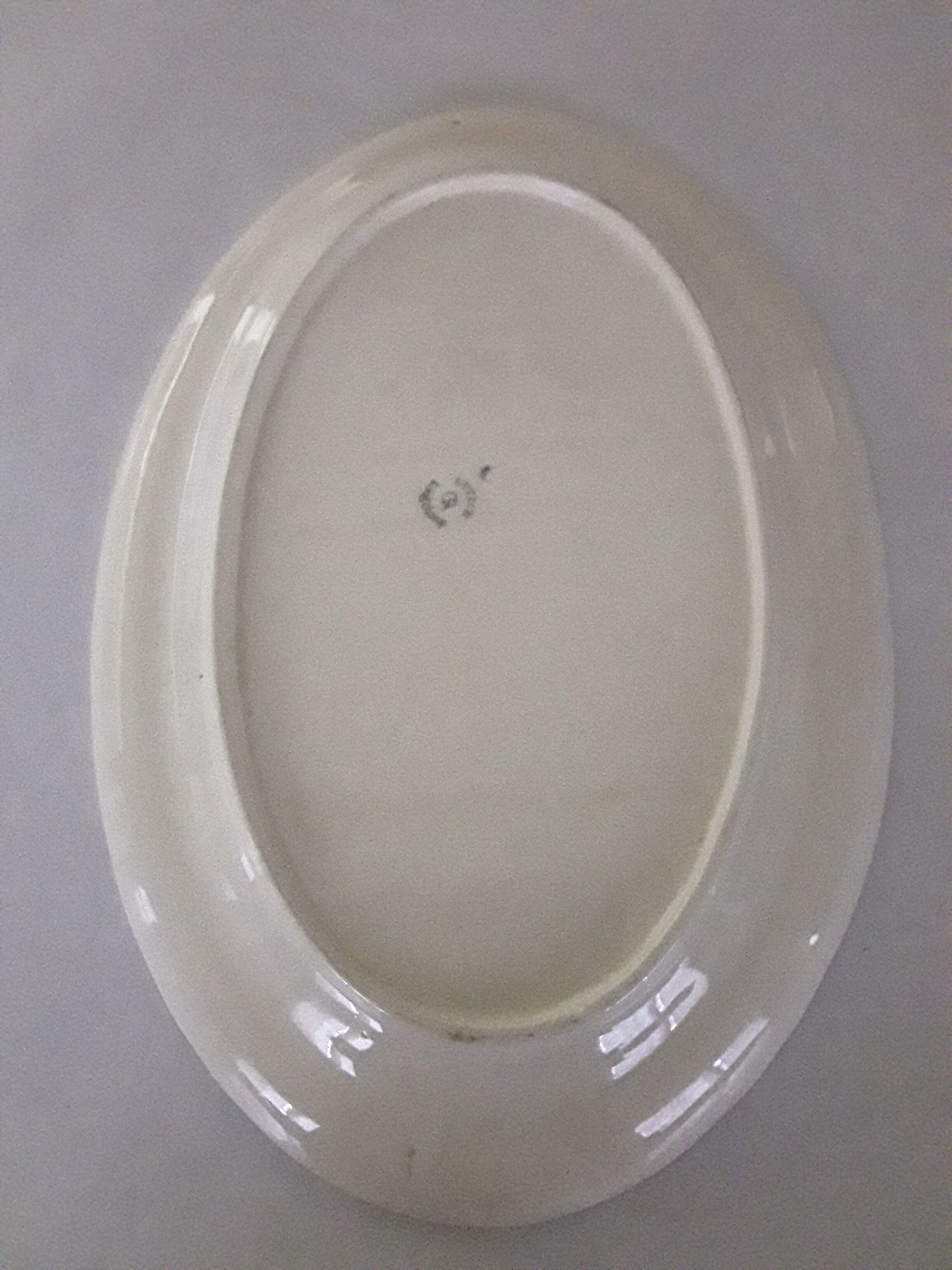 Longchamp faienceries oval dish