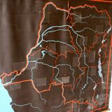 Wall map of congo silent pedagogical model ed. dossray