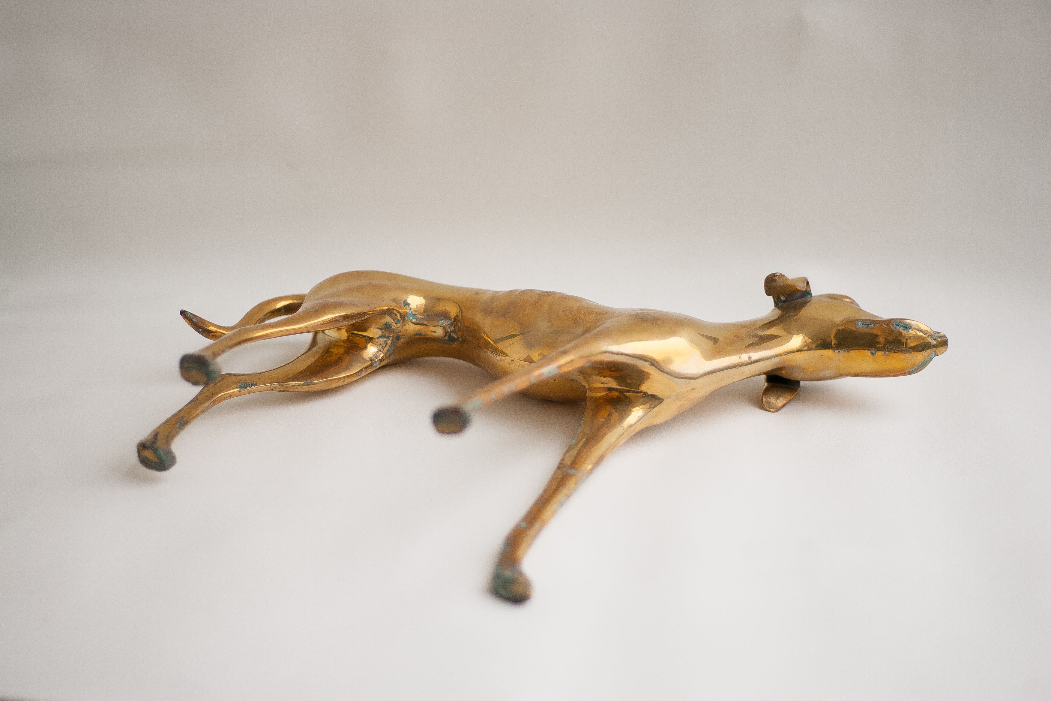 Brass dog