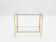 Gilded brass coffee table edited, numbered and signed Broncz