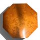 Octagonal extendable dining table Mario Sabot in burl (1970s)