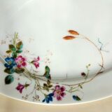 Flat oval porcelain