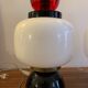 XXL table lamps in the style of Ettore Sottsass, made of Murano glass, Italy, 1970.
