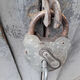 Patinated industrial wardrobe