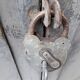Patinated industrial wardrobe