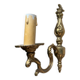 brass wall light