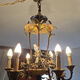 Lustre Naturaliste Aux Oiseaux, Fleurs Et Feuillages