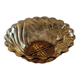 60s amber glass cup