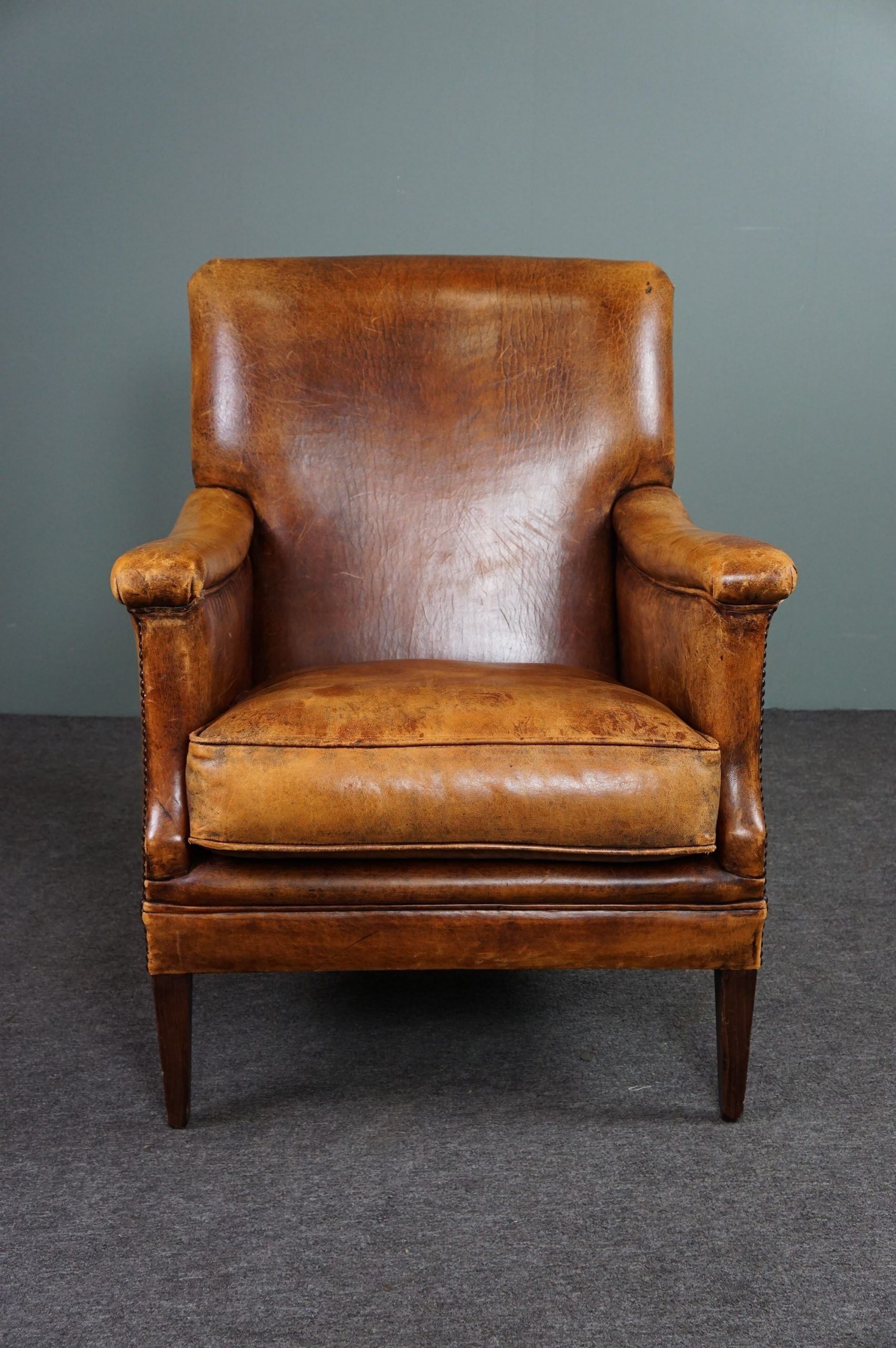 Sheepskin armchair