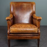 Sheepskin armchair