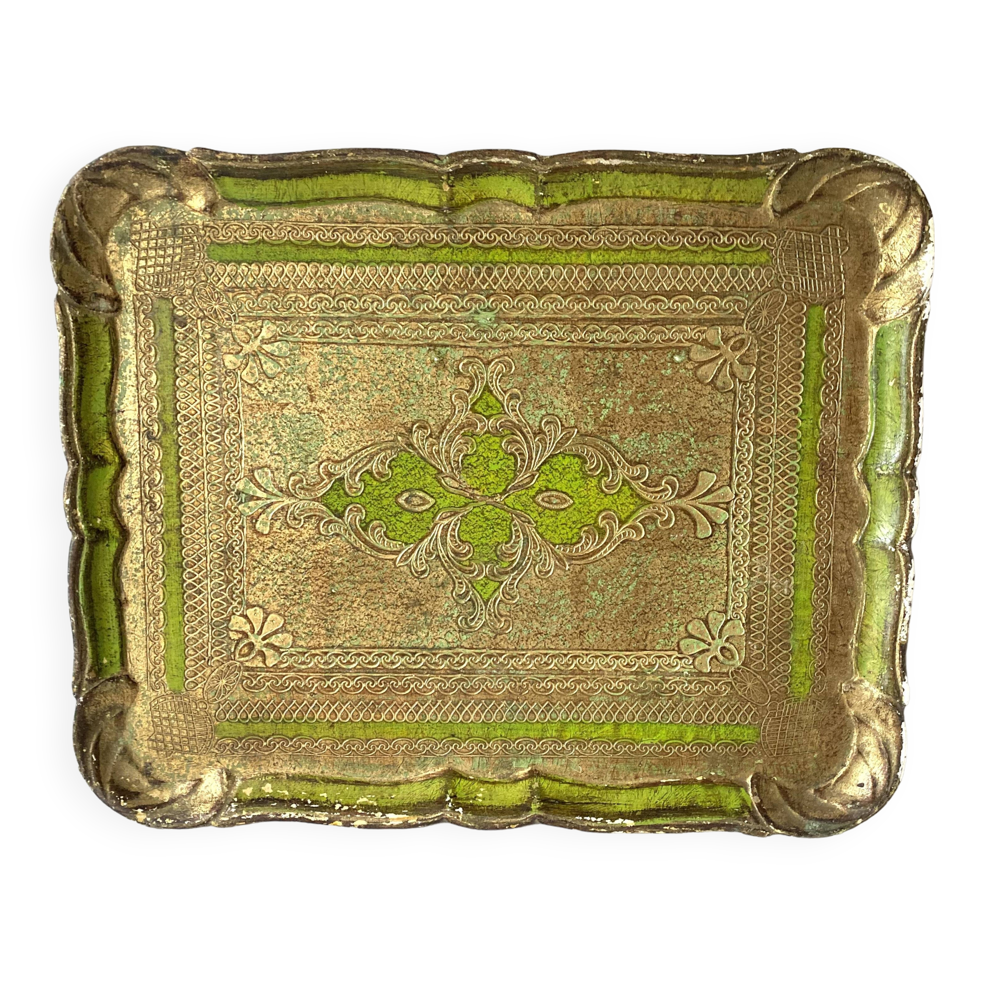Florentine rectangle tray, Italy